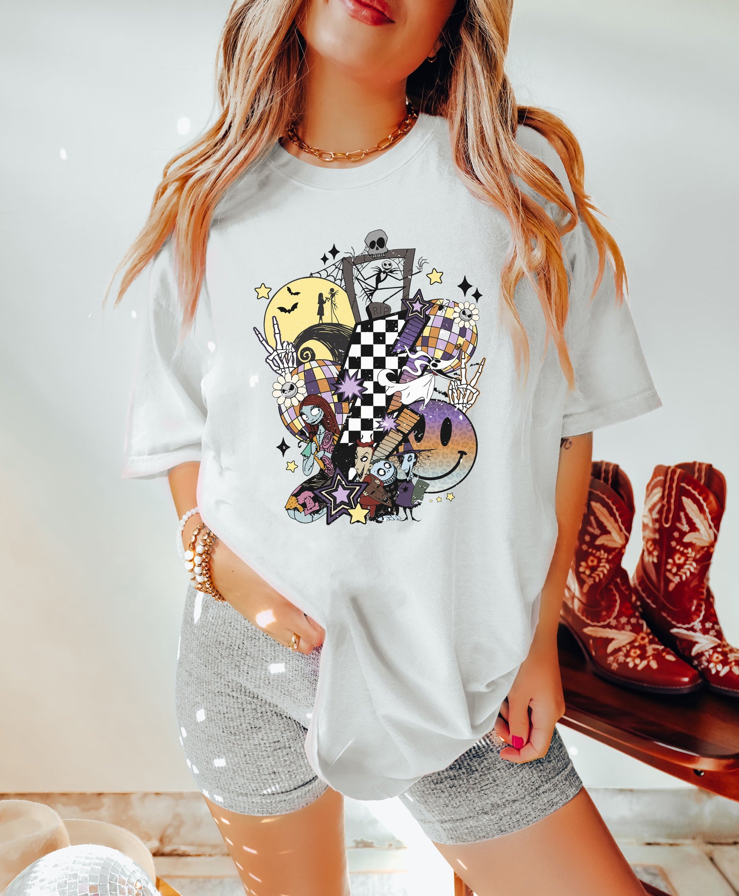 Nightmare Before Christmas Collage Shirt