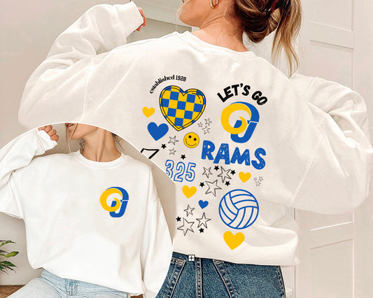 Rams Volleyball Game Day Sweatshirt