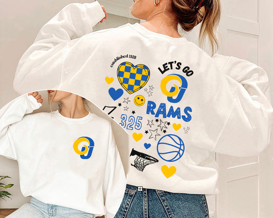 Rams Basketball Game Day Sweatshirt