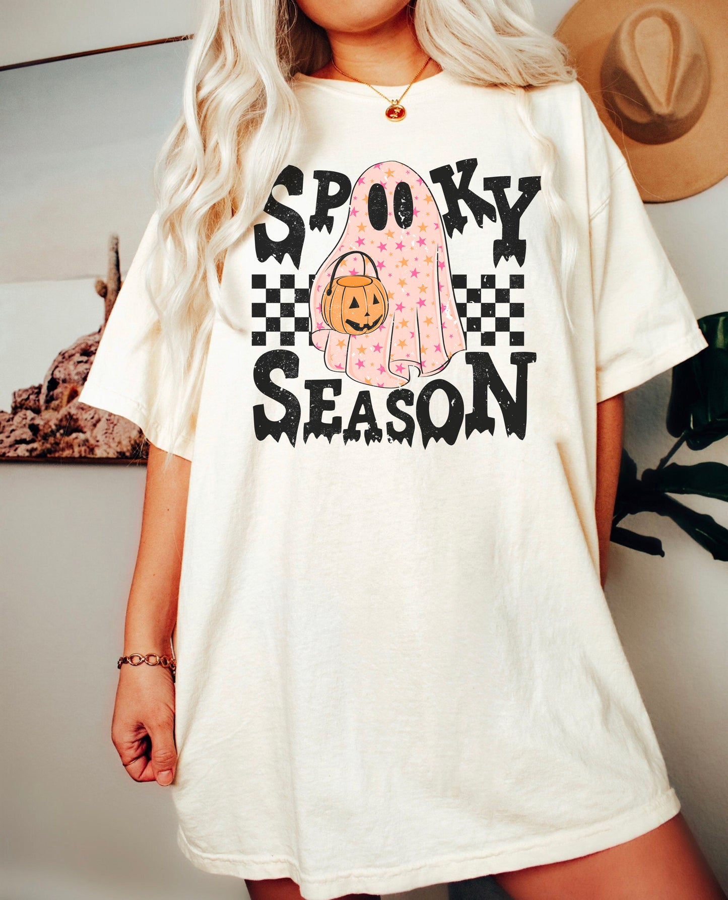 Spooky Season Retro Ghost Shirt