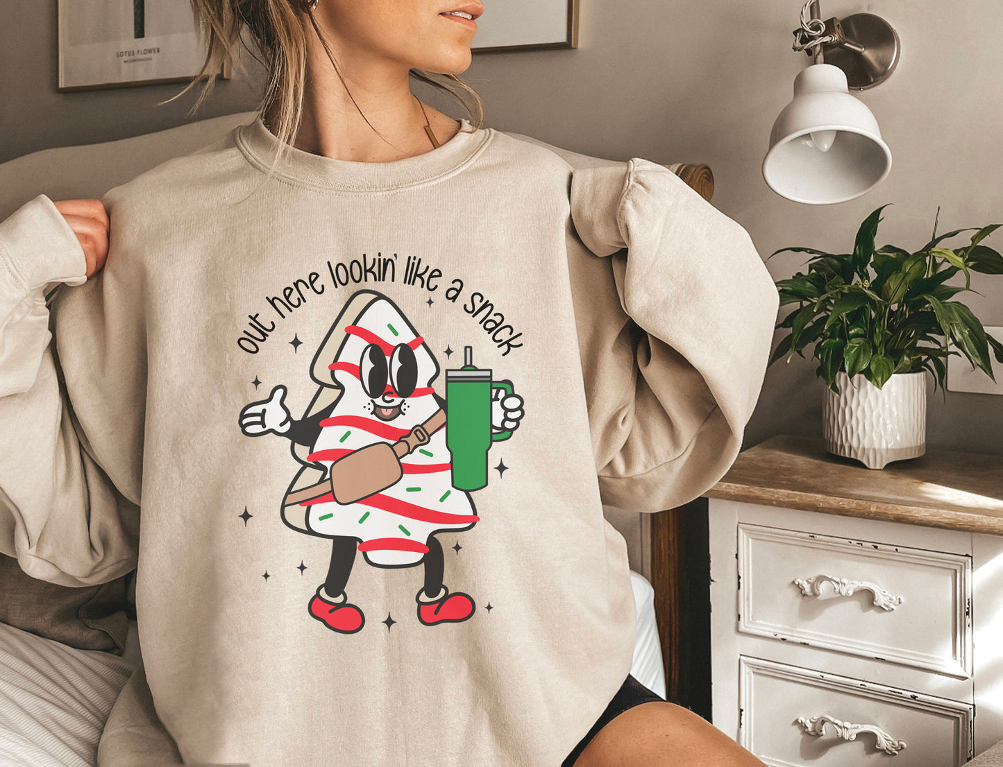 Christmas Tree Snack Sweatshirt