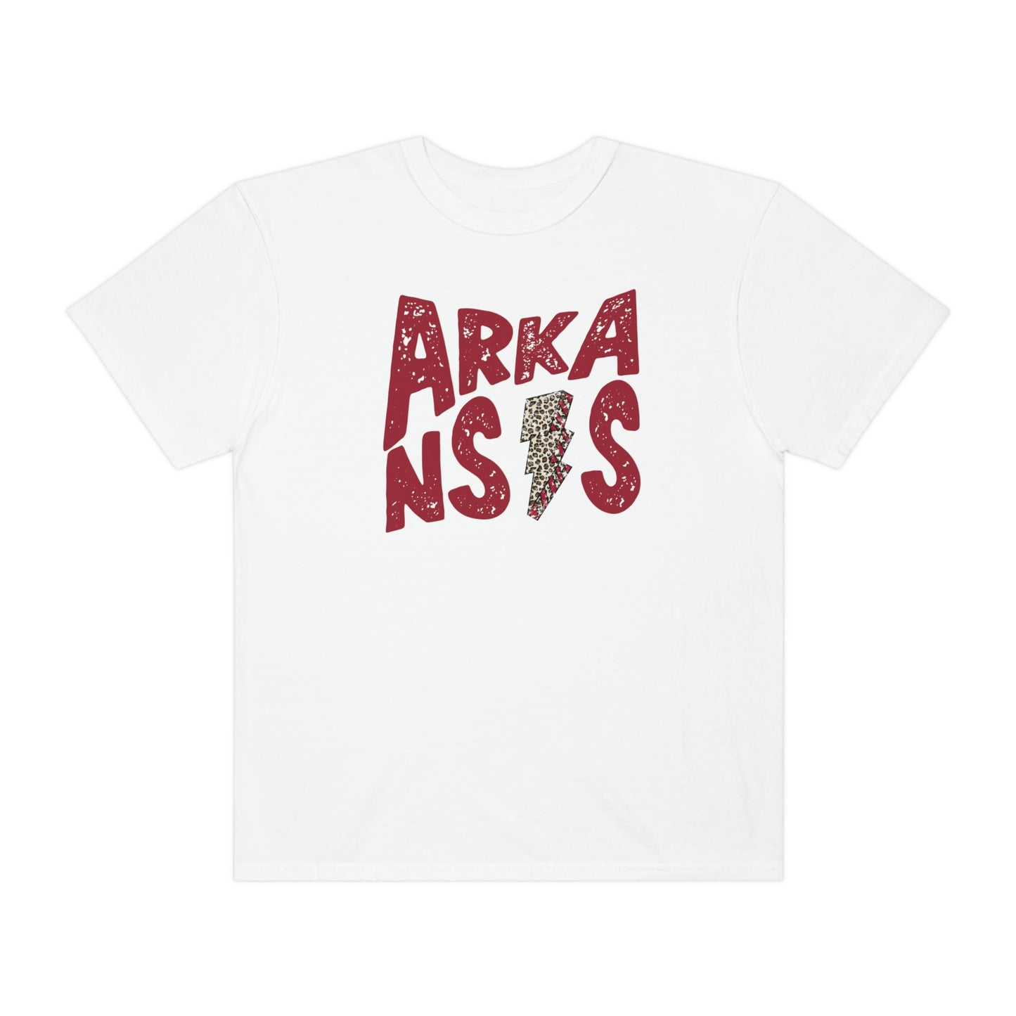 Arkansas Leopard Lightning Bolt Shirt