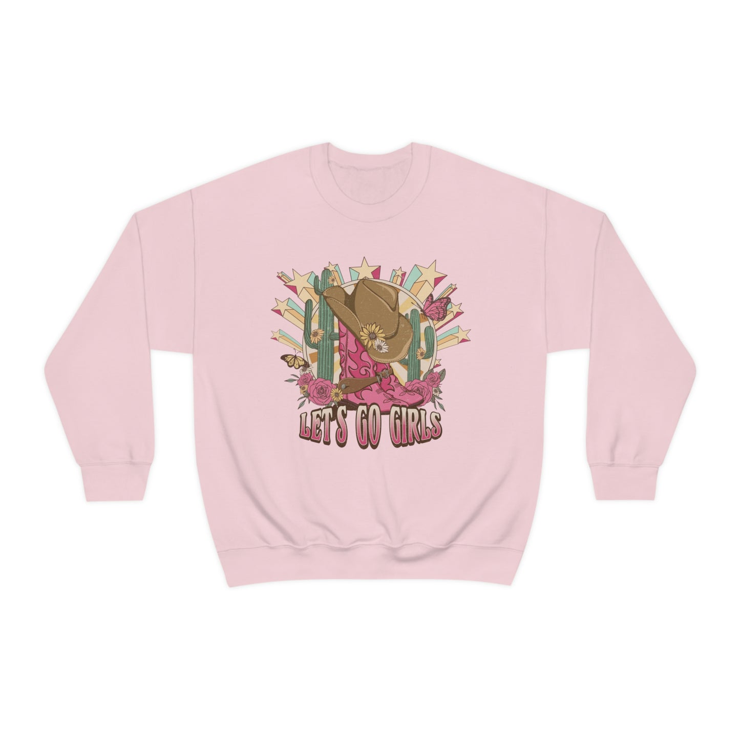 Let's Go Girls Western Sweatshirt