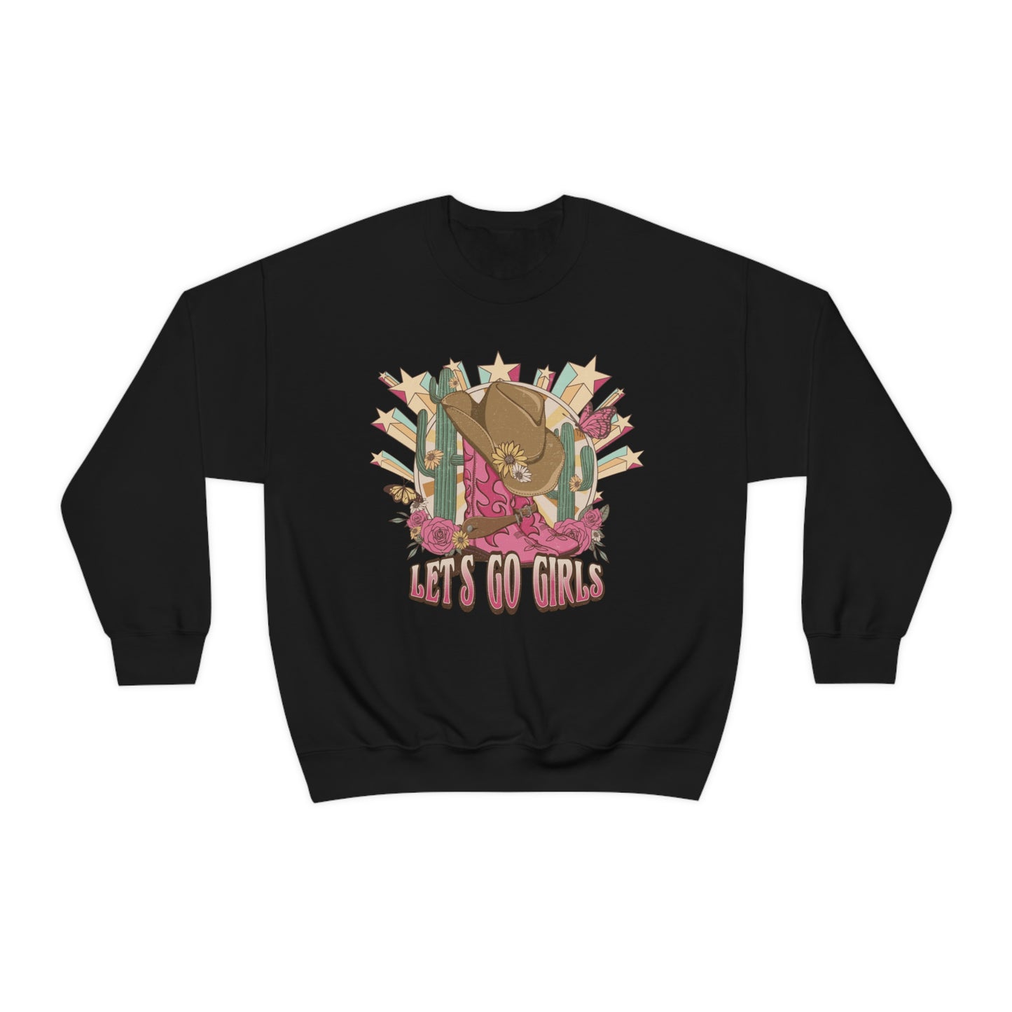 Let's Go Girls Western Sweatshirt
