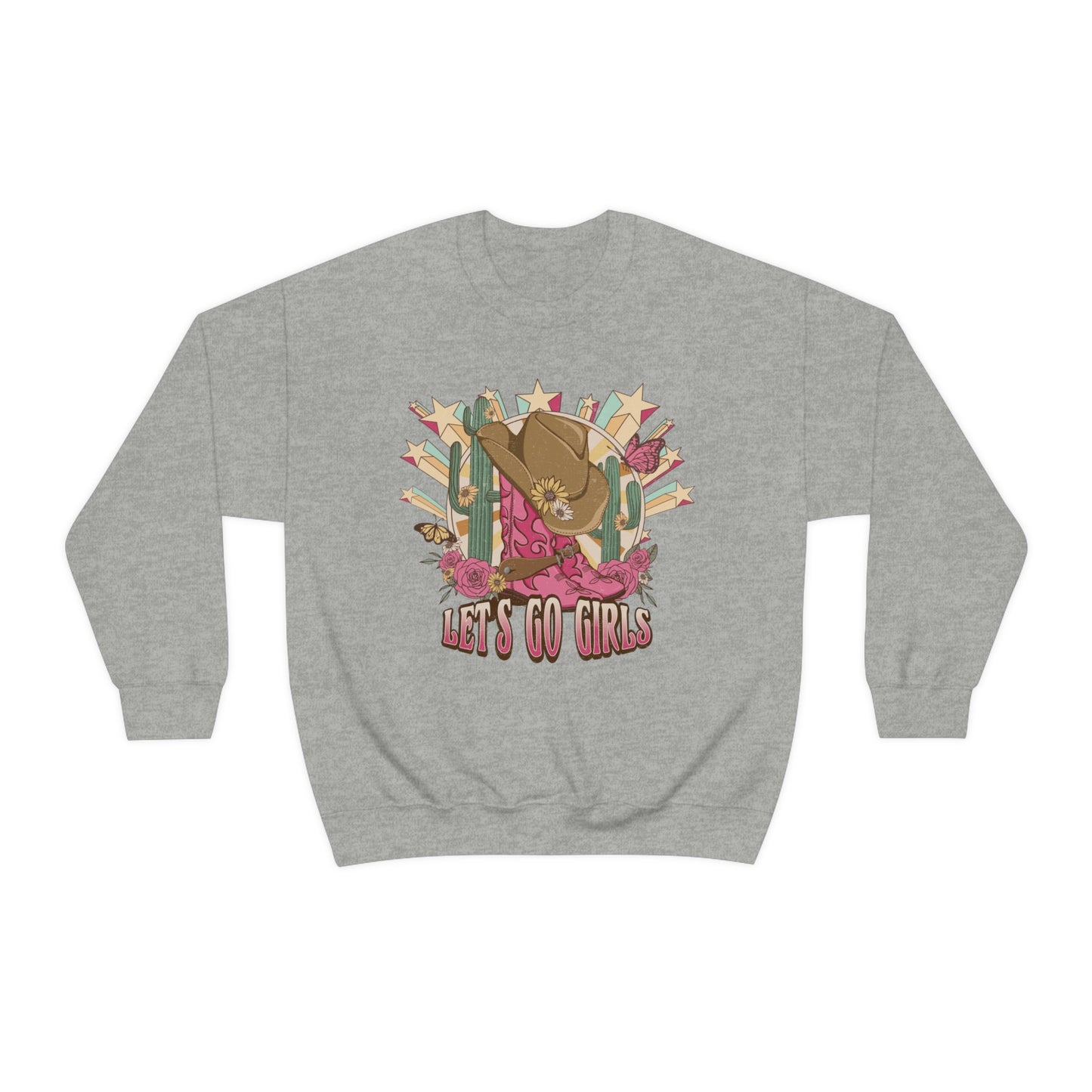 Let's Go Girls Western Sweatshirt