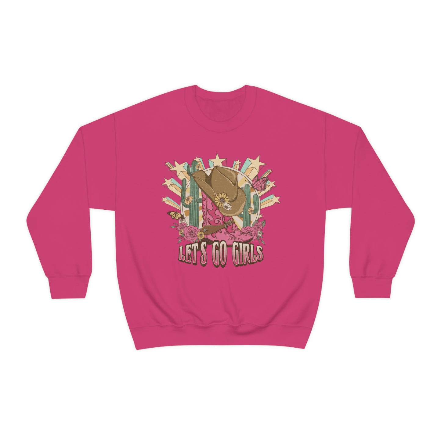 Let's Go Girls Western Sweatshirt