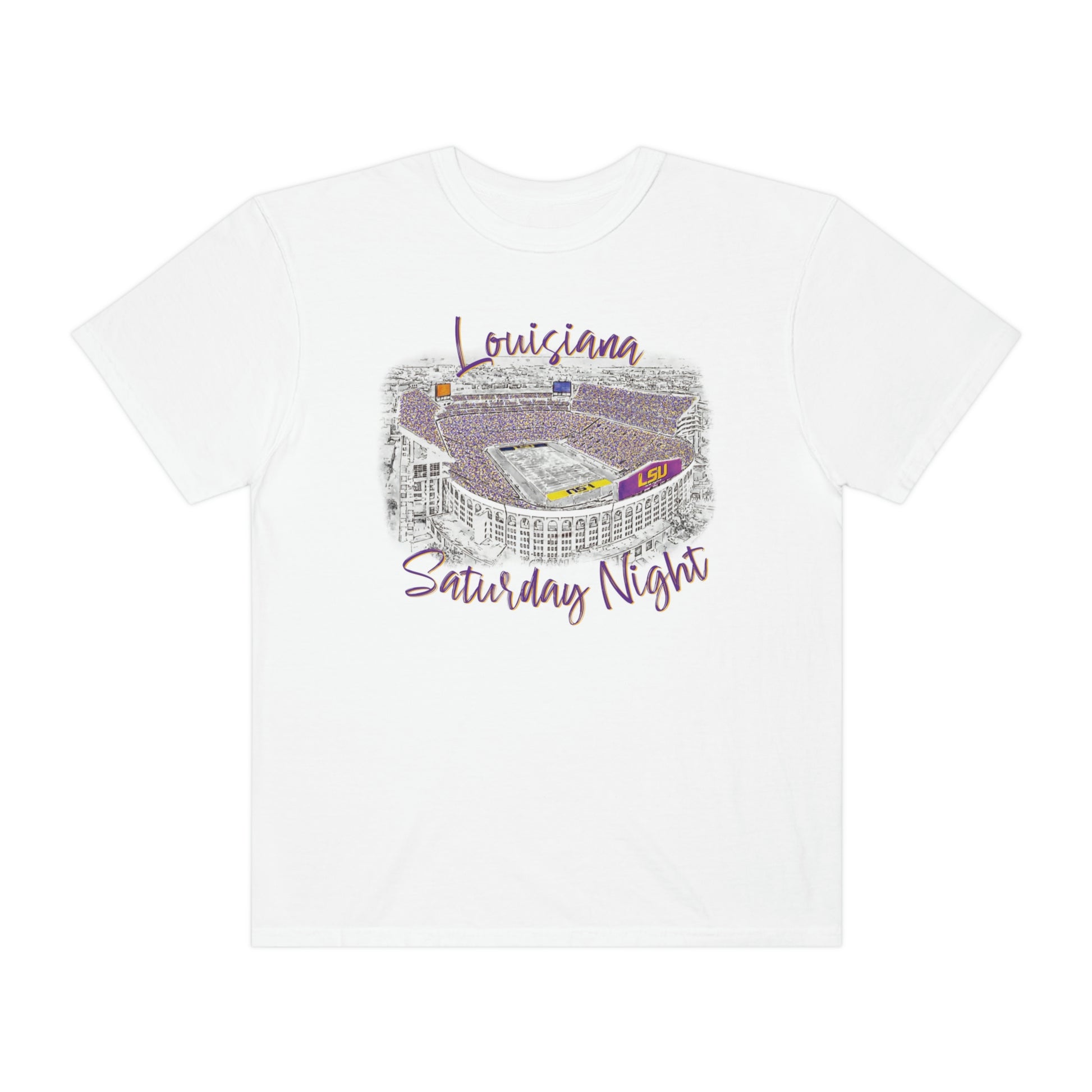 Louisiana Saturday Night LSU Graphic Tee