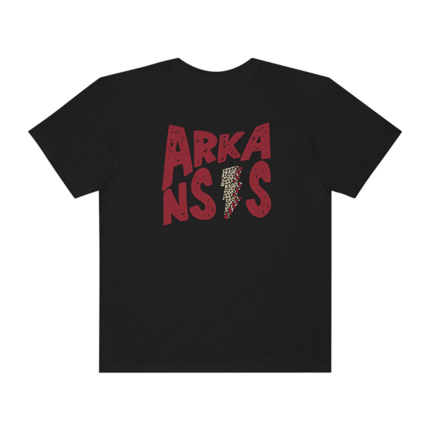 Arkansas Leopard Lightning Bolt Shirt
