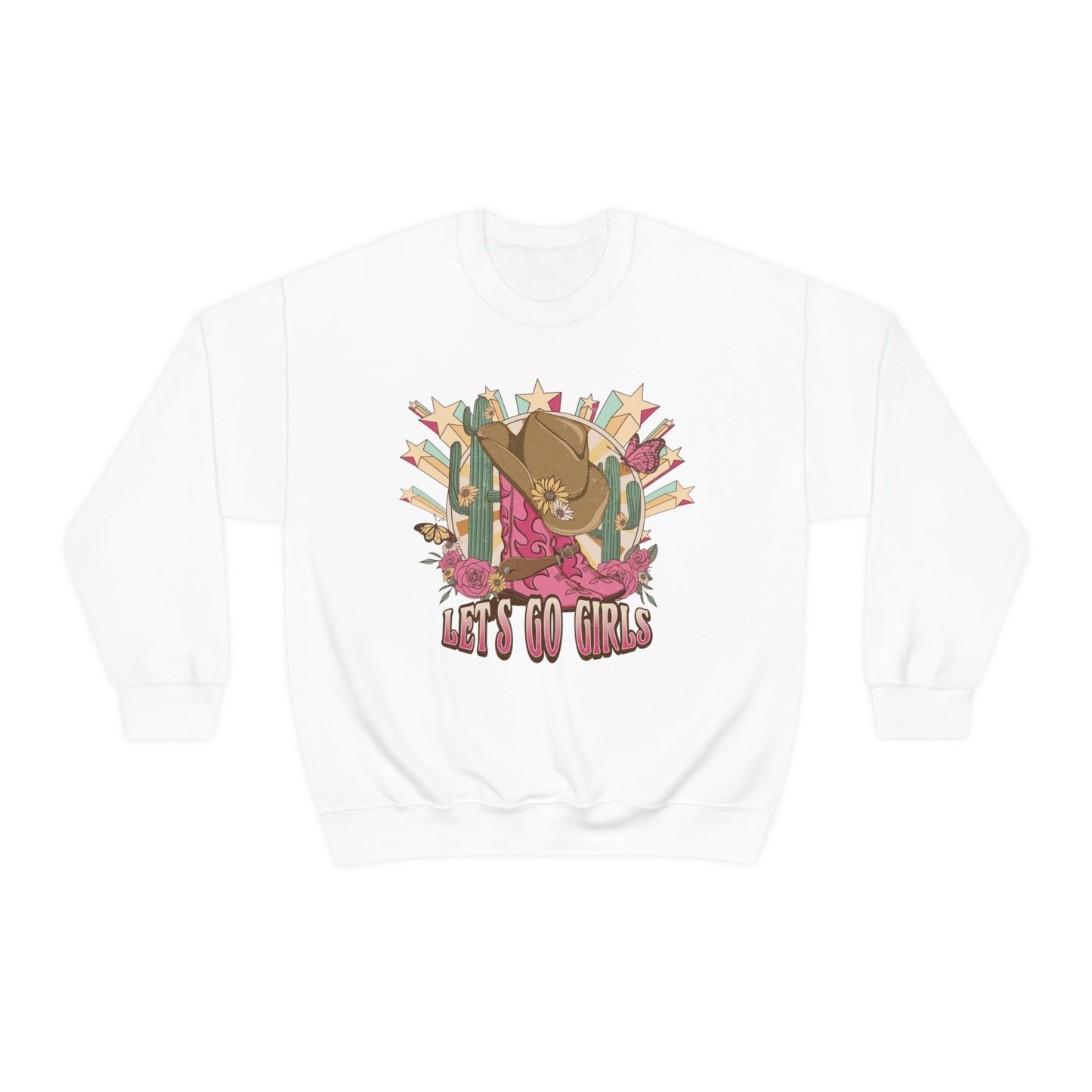 Let's Go Girls Western Sweatshirt