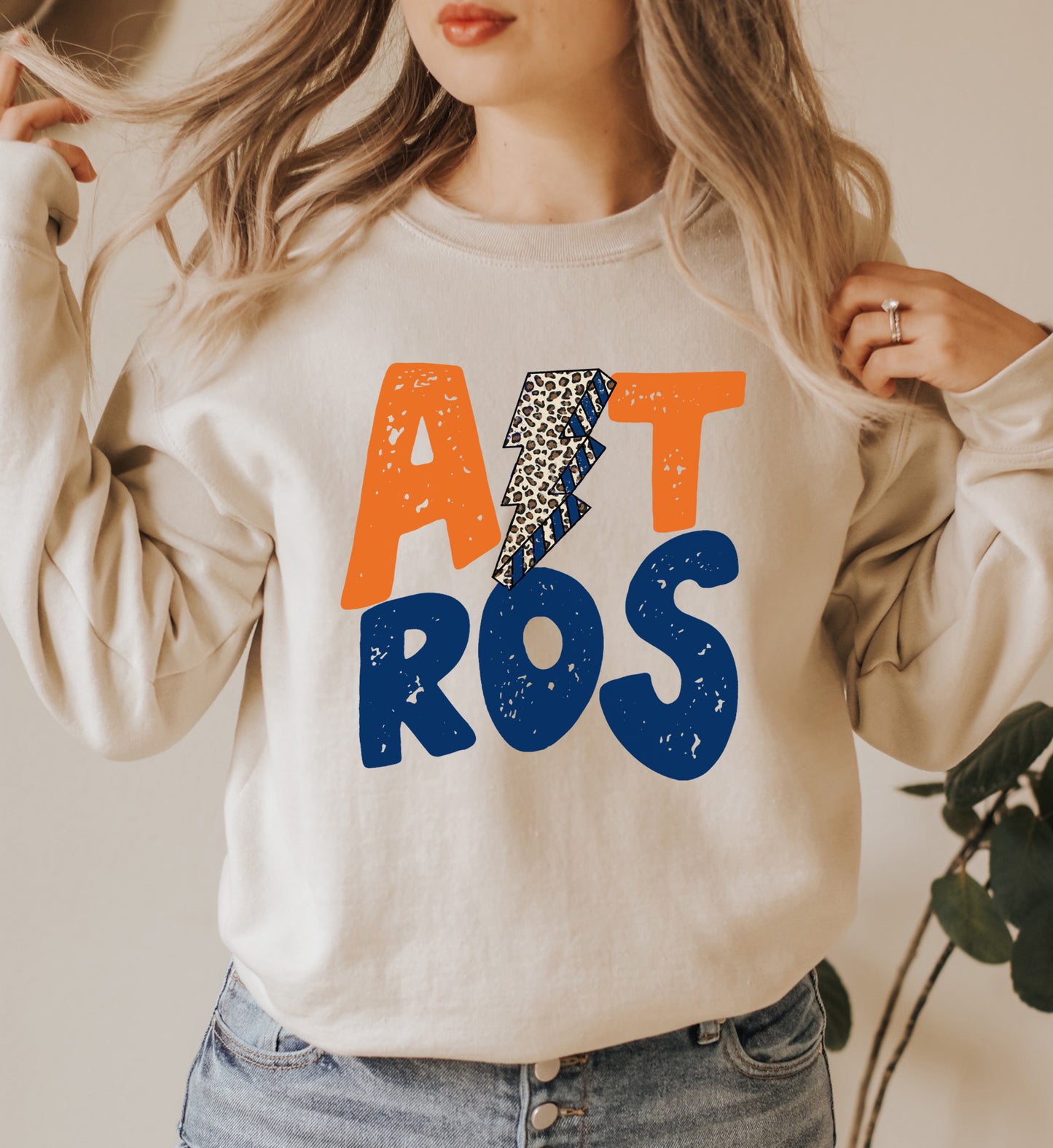 Astros Lightning Bolt Sweatshirt