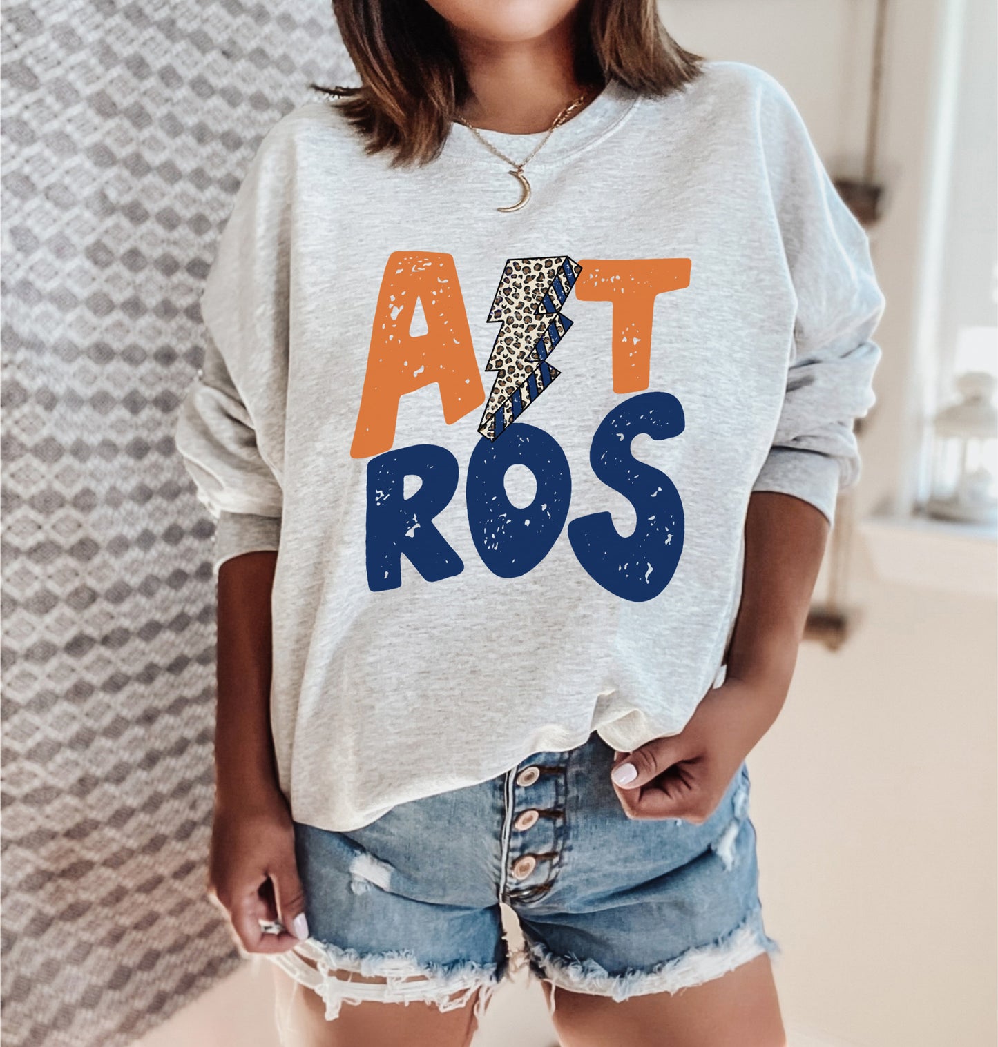 Astros Lightning Bolt Sweatshirt