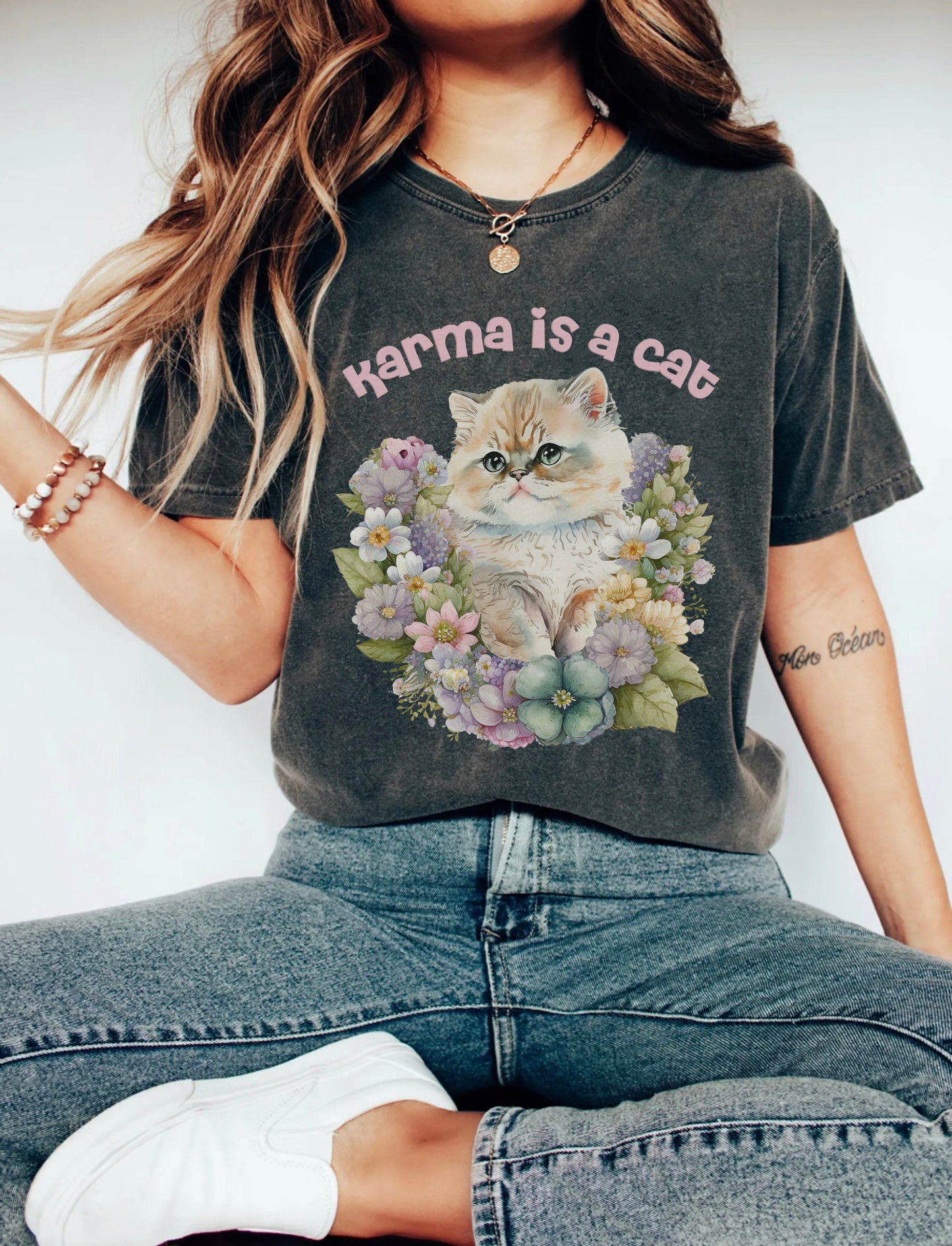 Karma Is A Cat Shirt