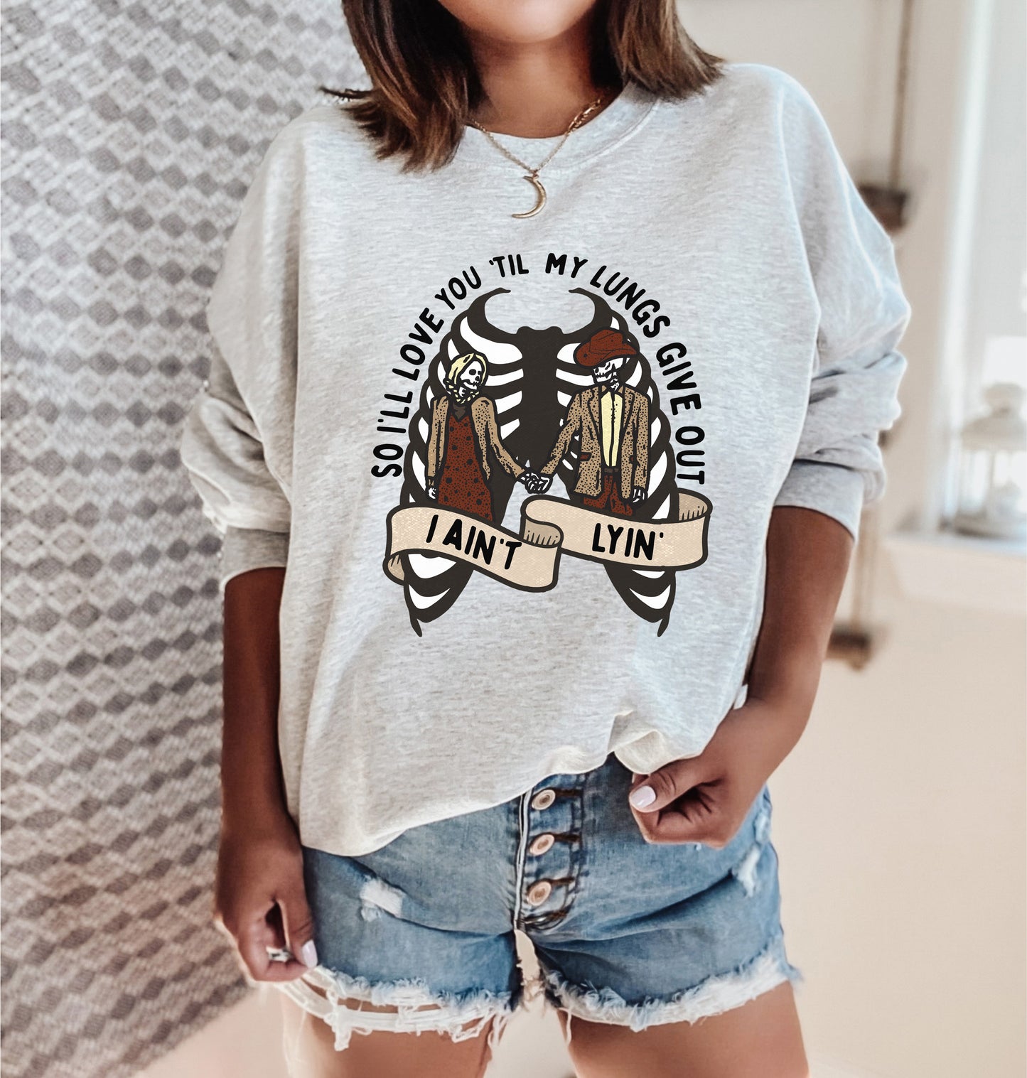 Lungs Give Out Sweatshirt