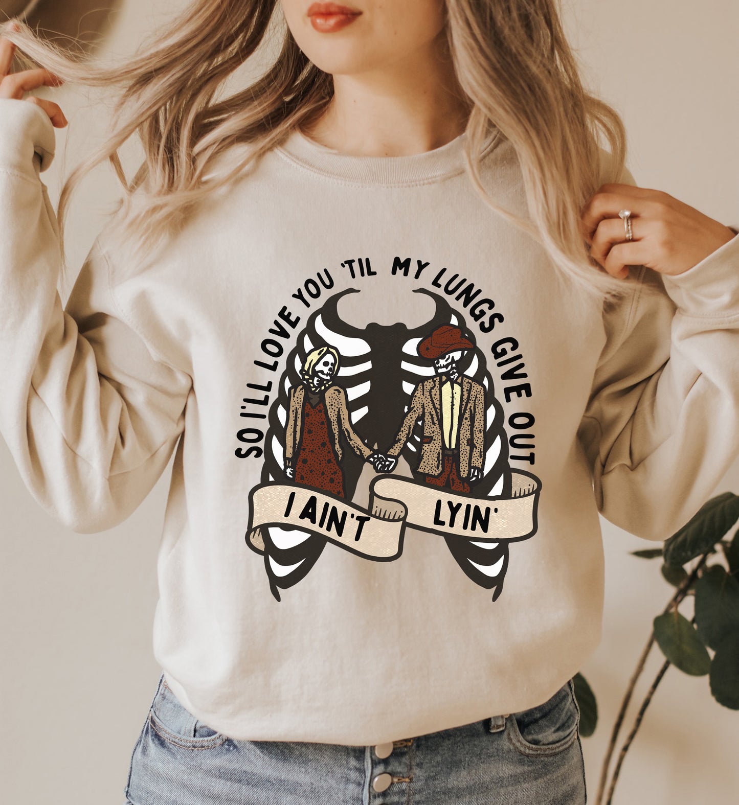 Lungs Give Out Sweatshirt