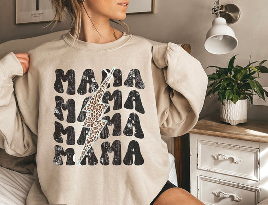 Mama Lightning Bolt Sweatshirt