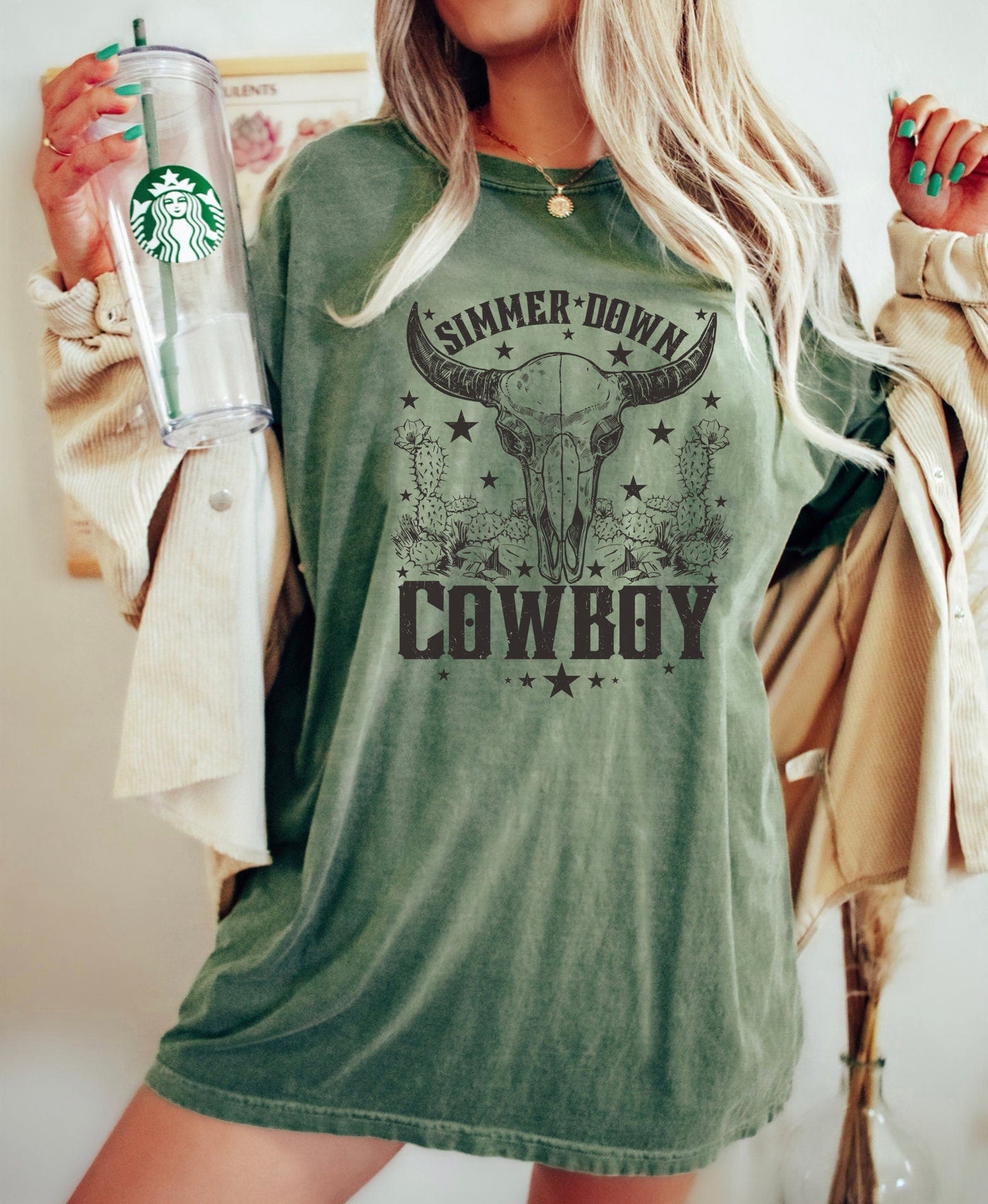 Simmer Down Cowboy Shirt