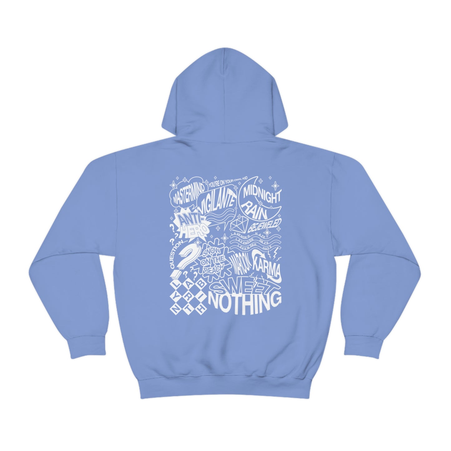 Midnights Album Censored Hoodie, 2 Sided Print
