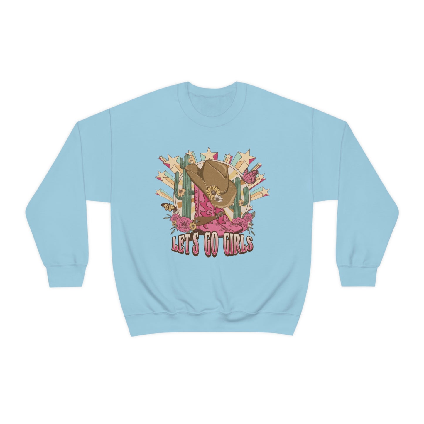 Let's Go Girls Western Sweatshirt