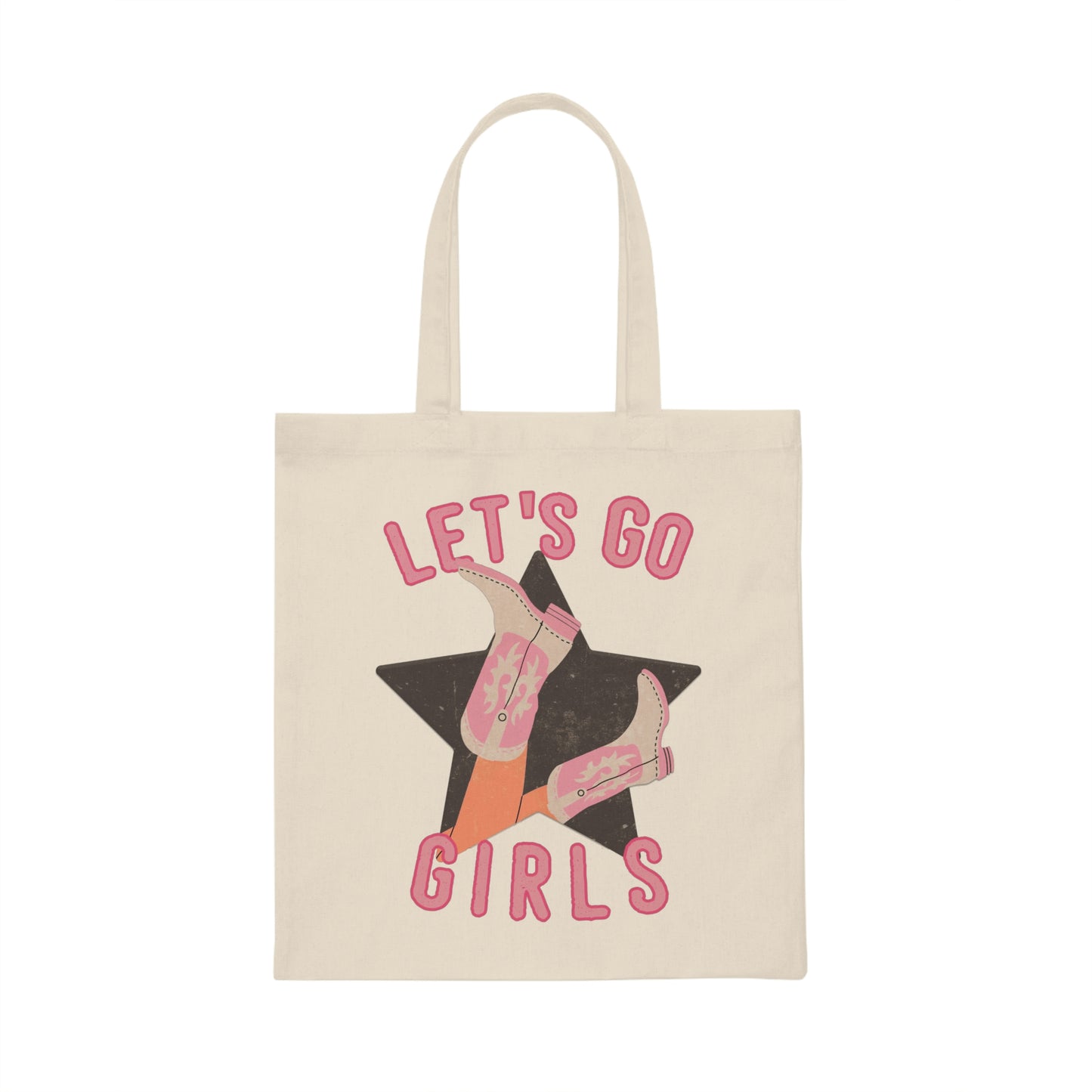 Let's Go Girls Cowgirl Tote Bag