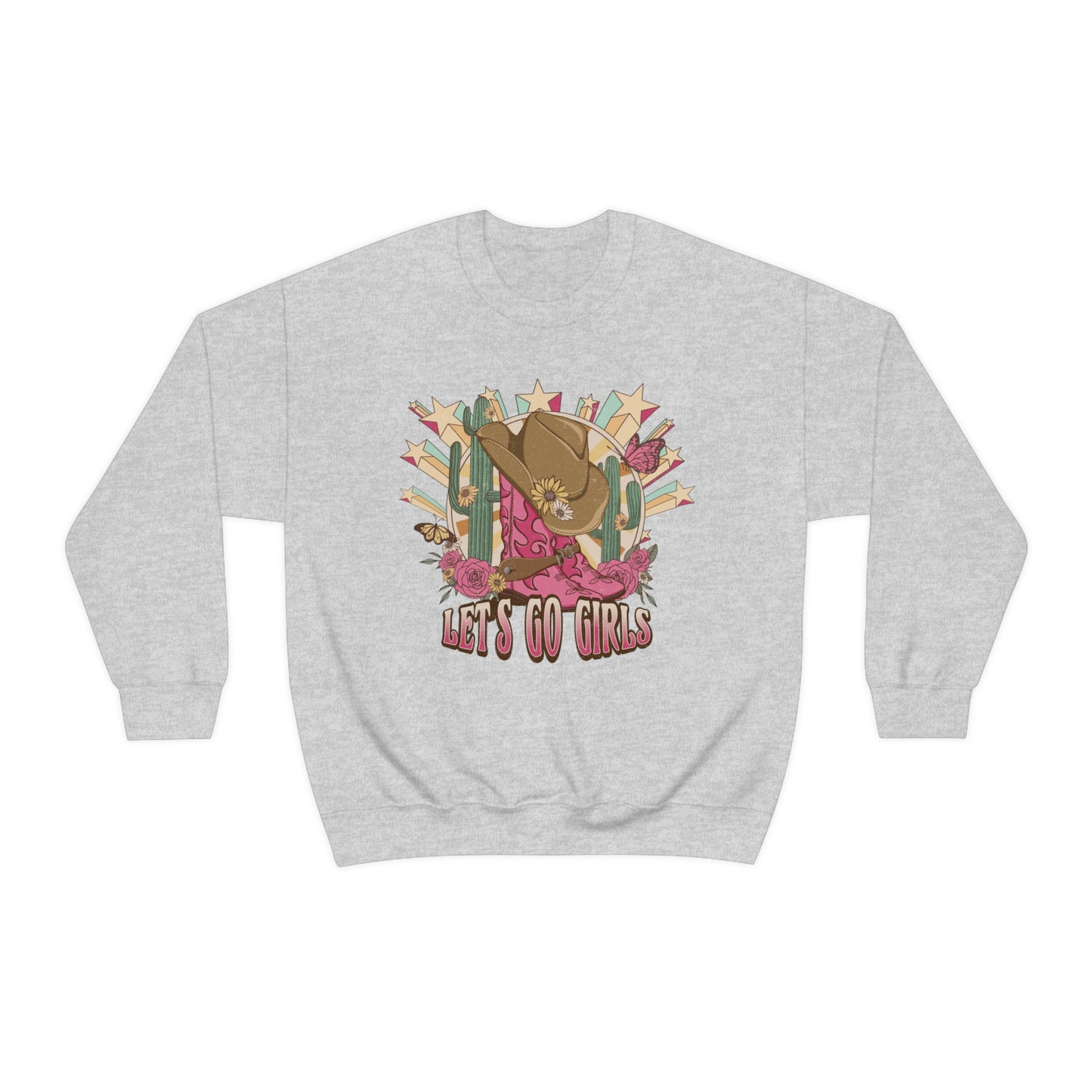 Let's Go Girls Western Sweatshirt